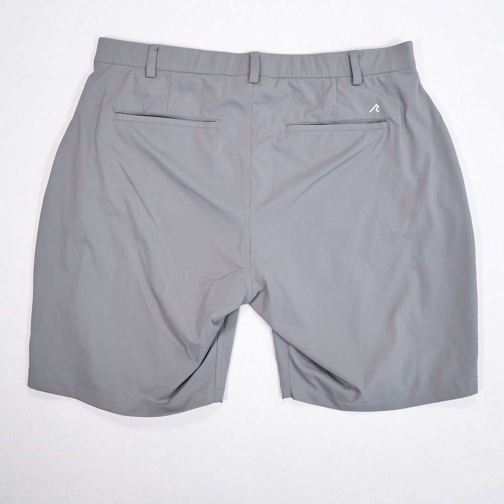 REDVANLY Mens XXL Grey Varick Pull On Performance Stretch Athletic Golf Shorts - Picture 3 of 7